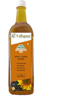 Udhgam Cold Pressed Sunflower Oil Sunflower Oil PET Bottle