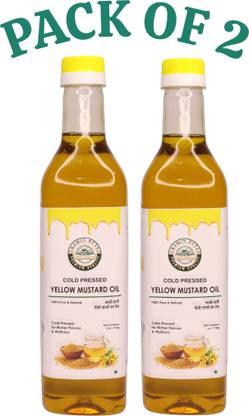 GRAMIN BYTES Cold Pressed Yellow Mustard Oil Plastic Bottle