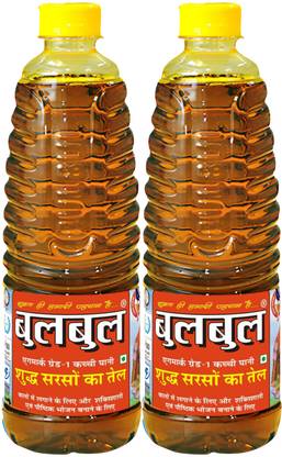 Bulbul Cold Pressed Pure Mustard Oil Plastic Bottle