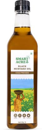 Smart Acre Cold Pressed Black Mustard Oil /Kaali Sarso Ka Tel Mustard Oil PET Bottle