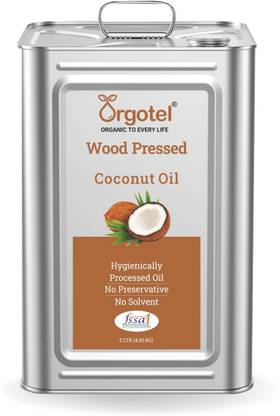 Orgotel Cold Pressed Coconut Oil Coconut Oil Tin