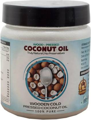Sarv Matrikaa Organic Coconut Oil 100% Pure For perfect for cooking & Hair & Skin Coconut Oil Plastic Bottle