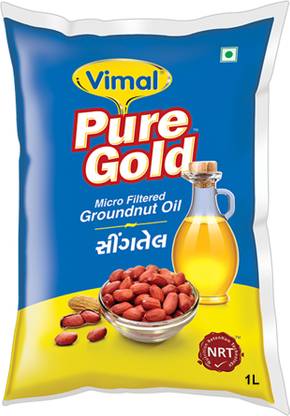 vimal Pure Gold Groundnut Oil Pouch