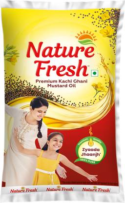 Nature Fresh Premium Kachi Ghani Mustard Oil Pouch