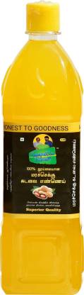 Saapattu Raman - Virgin/ Cold Pressed - 1L Groundnut Oil PET Bottle