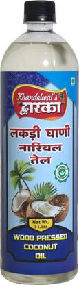 Khandelwal's Dwarka Pure Cold Pressed Coconut Oil Coconut Oil PET Bottle