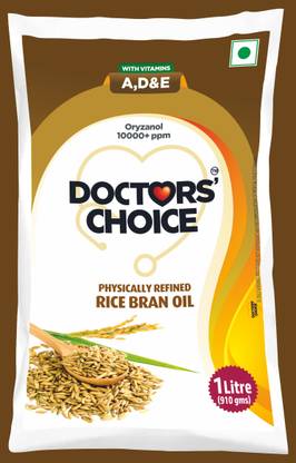 Doctors choice Refined Rice Bran Oil pouch Rice Bran Oil Pouch