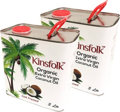 Kinsfolk Extra Virgin Cold Pessed Coconut Oil Tin