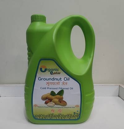 Organic Eater Sunflower Oil 5 Ltr ( Surajmuki ka Tel ) Sunflower Oil Glass Bottle