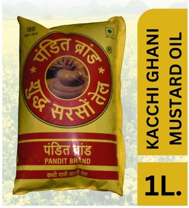 Pandit Brand Mustard Oil Mustard Oil Pouch