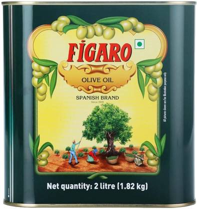 FIGARO Olive Oil Tin 2 LTR Olive Oil Tin
