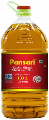 Pansari Kacchi Ghani Mustard Oil Mustard Oil Can
