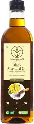 Shiva Organic Cold-pressed Black Mustard Oil Mustard Oil PET Bottle