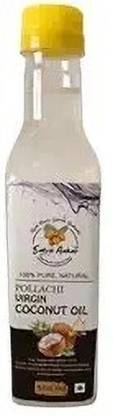 SATVIK AAHAR Virgin Coconut Oil | 100% Pure, Organic, Edible Oil for Cooking, Skin & Hair Coconut Oil Plastic Bottle