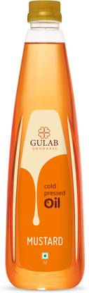gulab oils Cold Pressed Mustard Oil Mustard Oil Plastic Bottle