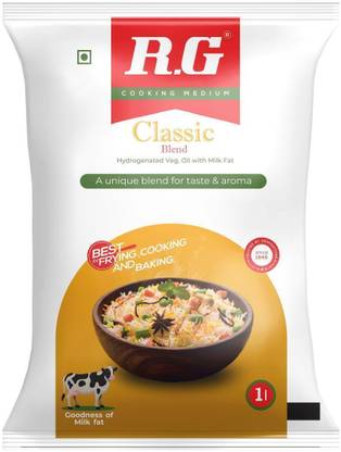R.G Classic Blend Hydrogenated Veg Oil With Milk Fat Vegetable Oil Pouch