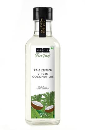 Kapiva Kerala Virgin Coconut Oil (Cold-Pressed For Maximum Nutrition) -500 ml Coconut Oil Plastic Bottle