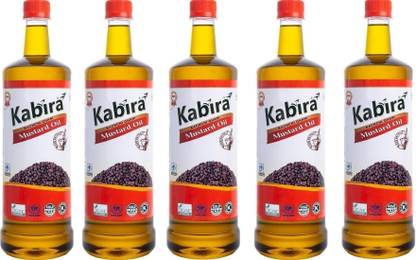 Kabira Pure Cold Pressed Kachi Ghani Black mustard oil | Cooking Oil | Sarso ka tel | Mustard Oil Plastic Bottle