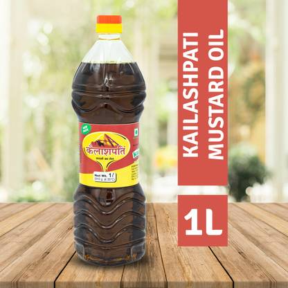 kailashpati Kachi Ghani Mustard Oil | Natural Sarso Ka Tel with Rajasthani Khushbu Mustard Oil Plastic Bottle
