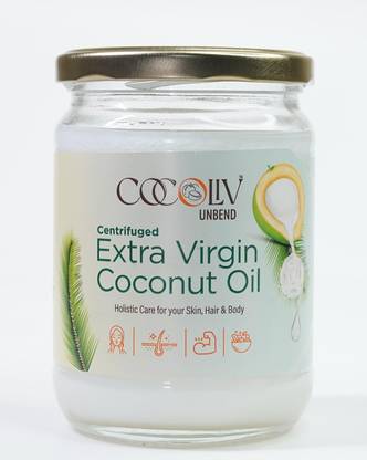 COCOLIV UNBEND Extra Virgin Coconut Oil | Centrifuge Extracted (No Heat involved Coconut Oil Jar