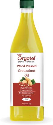 Orgotel Kachi Ghani Groundnut Oil Groundnut Oil PET Bottle