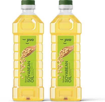 JIVO High in Omega-3 & PUFA | Ideal for Roasting, Frying, & Baking | Refined Cooking Soyabean Oil PET Bottle