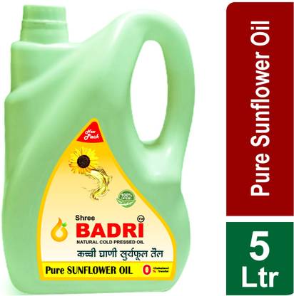 Shree badri Natural Cold Pressed Sunflower Oil Drum