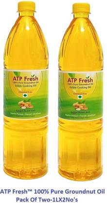 atp fresh HAFP-GN Oil-1LX2No's Groundnut Oil PET Bottle
