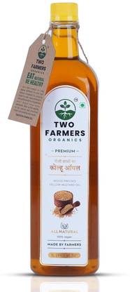 TWO FARMERS ORGANICS Premium Wood Pressed Natural Yellow Mustard Oil Mustard Oil PET Bottle