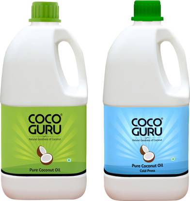 Cocoguru High Grade & Cold Pressed Coconut Oil Can