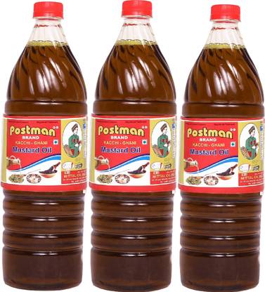 Postman Kacchi Ghani Mustard Oil Mustard Oil Plastic Bottle