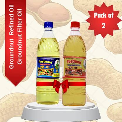 Postman Refined Groundnut & Filter Groundnut Oil Plastic Bottle