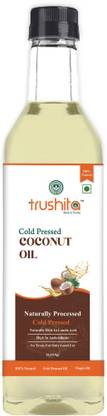 Trushita Cold Pressed Natural Ghani 100% Pure Coconut Oil PET Bottle