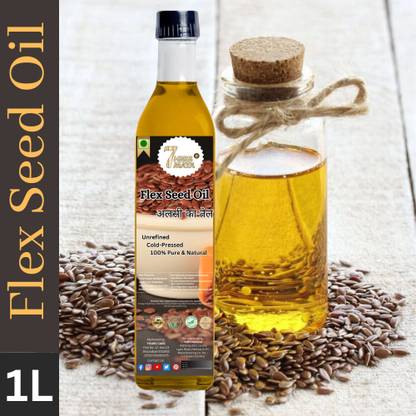 7Herbmaya Alsi ka Tail - Organic Flaxseed Oil for Radiant Wellbeing | Alsi Oil Flaxseed Oil PET Bottle