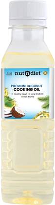 nutndiet Premium Coconut Cooking Oil | Pure | Natural | Vegan Coconut Oil PET Bottle
