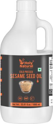 Holy Natural Organic Cold Pressed Seed Sesame Oil Plastic Bottle