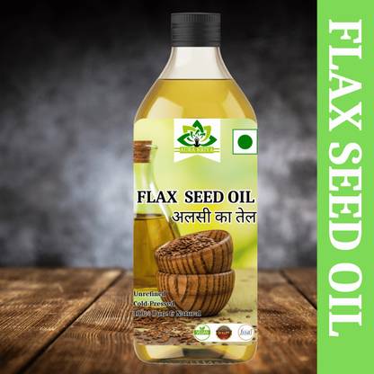 Aura Kriya Nutrient-Rich Flaxseed Oil for Cooking, Edible Oil, Cooking Oil, Alsi ka Tail Flaxseed Oil PET Bottle