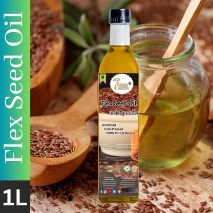 7Herbmaya Organic Flaxseed Oil: Alsi ka Tail for Nourish, Protect, Thrive | Flex Seeds Oil Flaxseed Oil PET Bottle