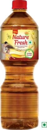 Nature Fresh Purita Premium Kachi Ghani Mustard Oil Plastic Bottle