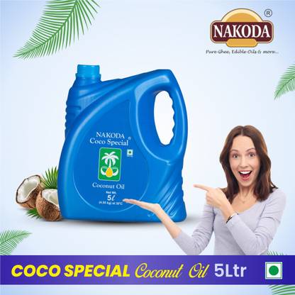 NAKODA Pure Natural Made Coco Special Coconut Oil Can