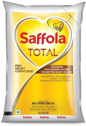 Saffola Total Blended Oil Pouch