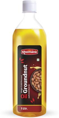 Khomane Original Kachi Ghani / Chekku Groundnut Oil Plastic Bottle