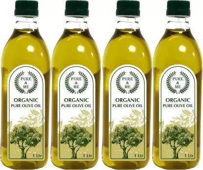 pure and me Organic Pure Olive Oil (Imported Oil from Spain) Olive Oil Plastic Bottle