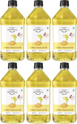 Farm Naturelle Cold Pressed Virgin Kachi Ghani Virgin Yellow Mustard Oil Mustard Oil PET Bottle