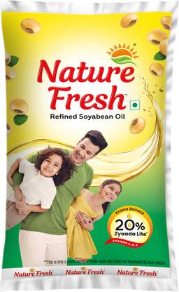 Nature Fresh REFINED Soyabean Oil Pouch