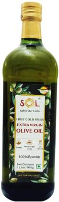 Sol 100% Spanish Extra Virgin Olive Oil Glass Bottle