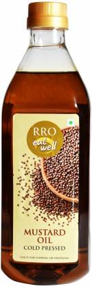 RRO Mustard Cold Press Oil Mustard Oil PET Bottle