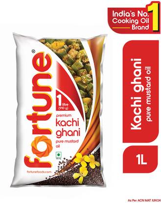 FORTUNE Premium kachi ghani pure Mustard Oil Pouch