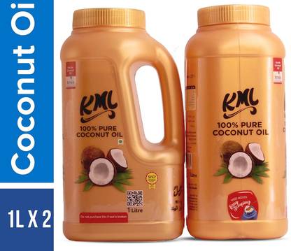 KML 100% Export Quality Pure Coconut Oil Can