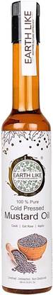 Earth Like Organic Wooden Cold Pressed Ghani Mustard Oil PET Bottle Mustard Oil PET Bottle